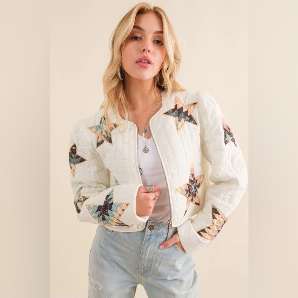 Quilted Multi Star Jacket